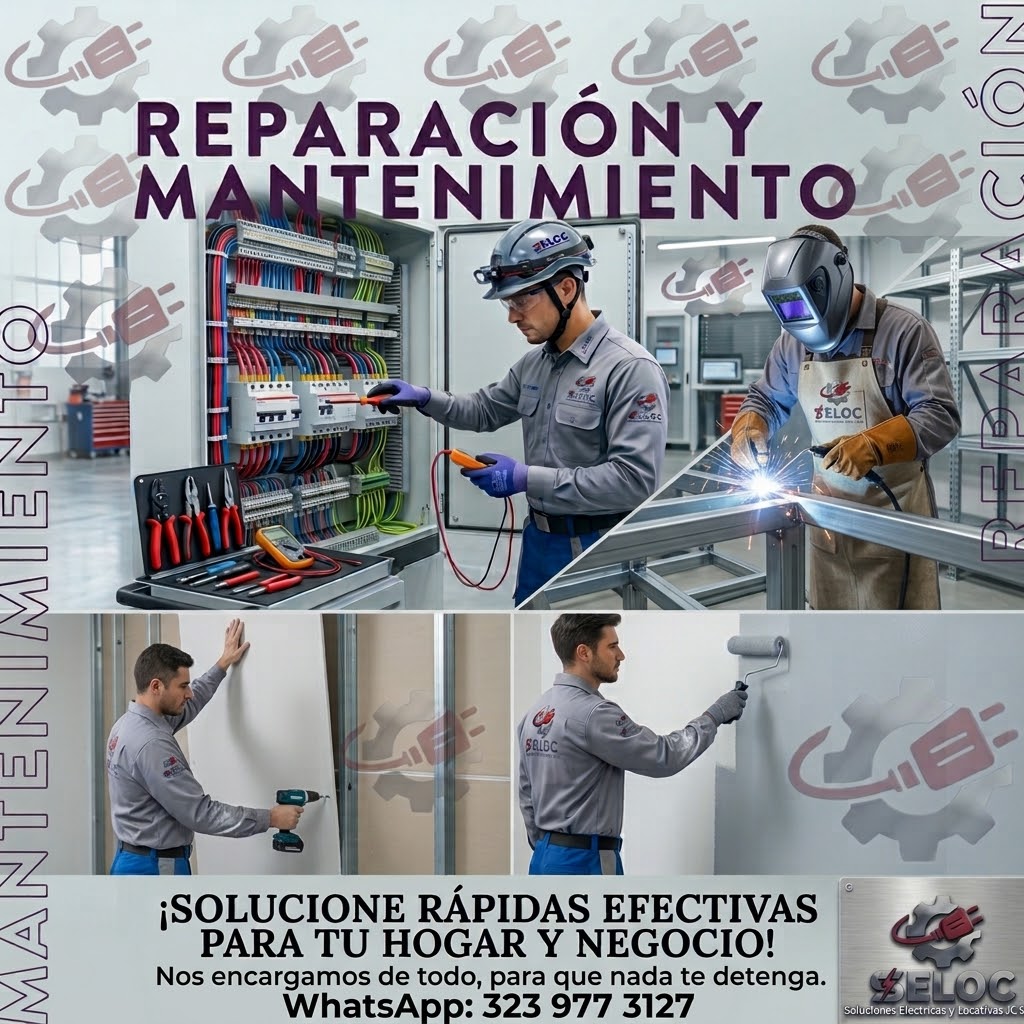 Electricidad y reparaciones locativas