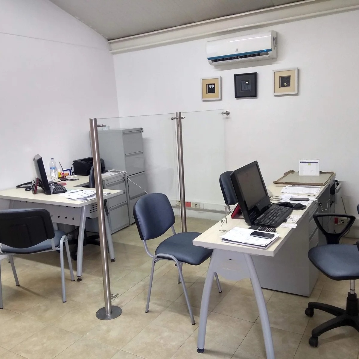 Áreas de trabajo con divisiones · Proyecto Ofiexport