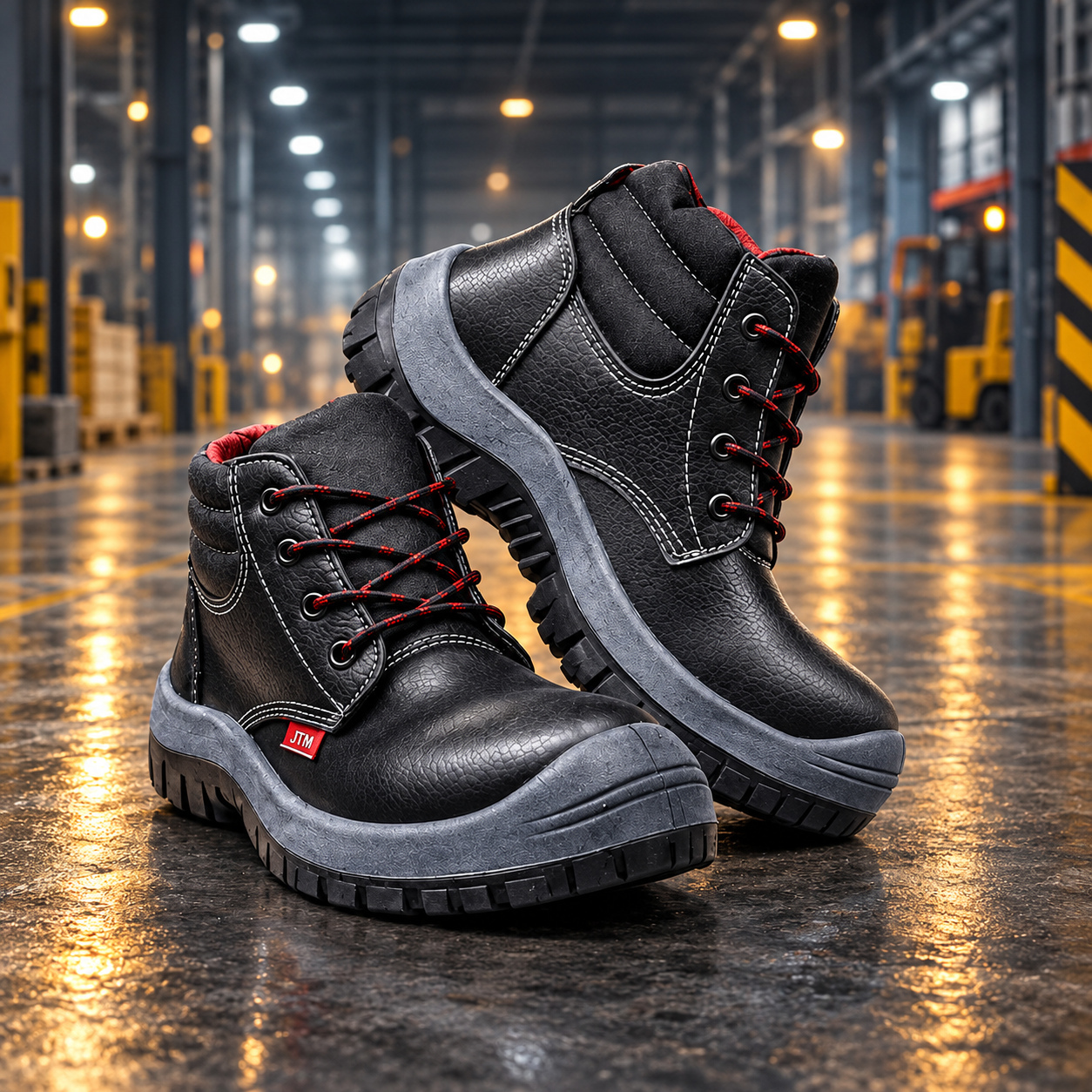 Bota industrial de seguridad con puntera composite
