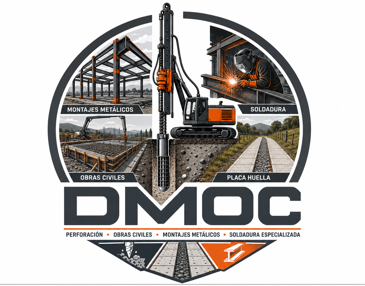 Logo de DMOC OBRA CIVIL Y CONSTRUCCIÓN S. A. S