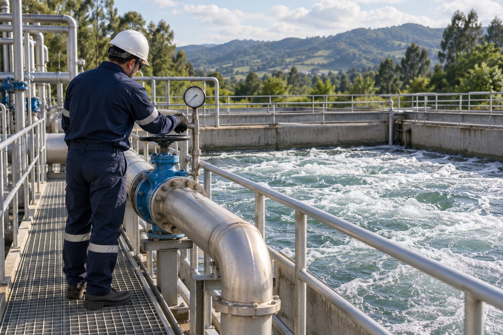 Operación de plantas de tratamiento de agua (PTAR, PTAP y PTARI)