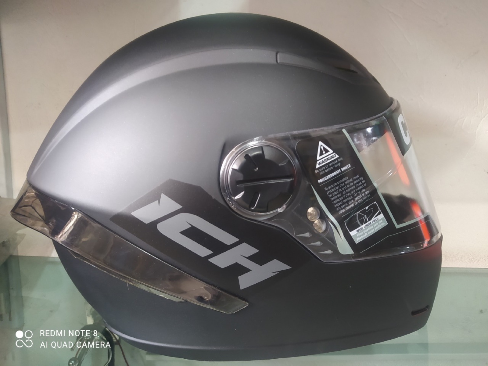 Casco Integral ICH Solid 501 Gris Mate