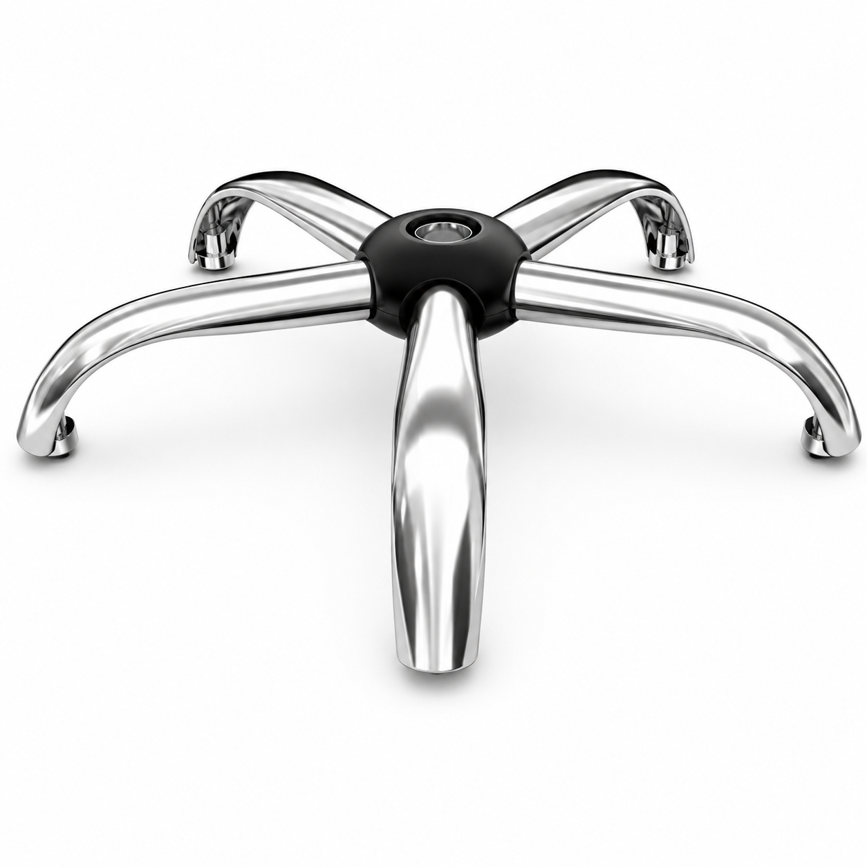 Base araña de 5 puntas cromada para silla de oficina