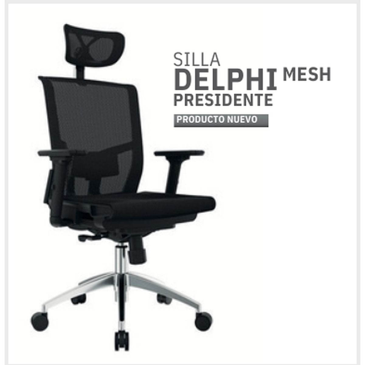 Silla Delphi Mesh Presidente