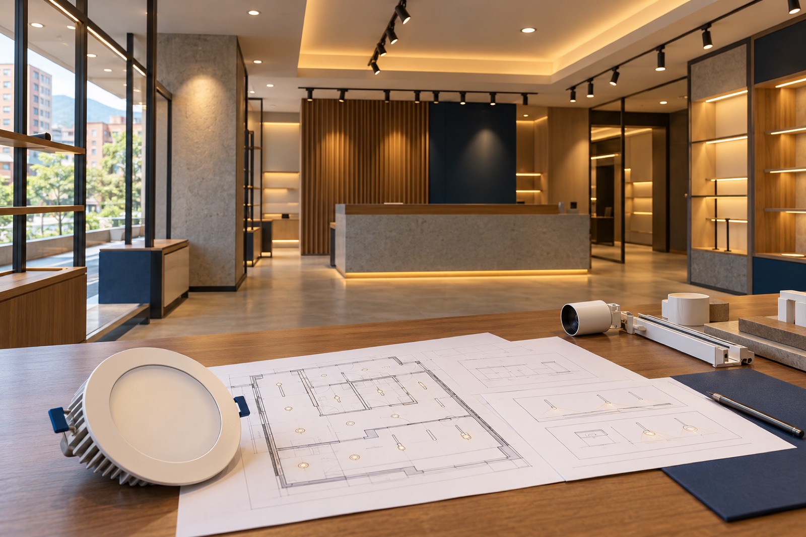 Diseño de Iluminación Interior y Comercial