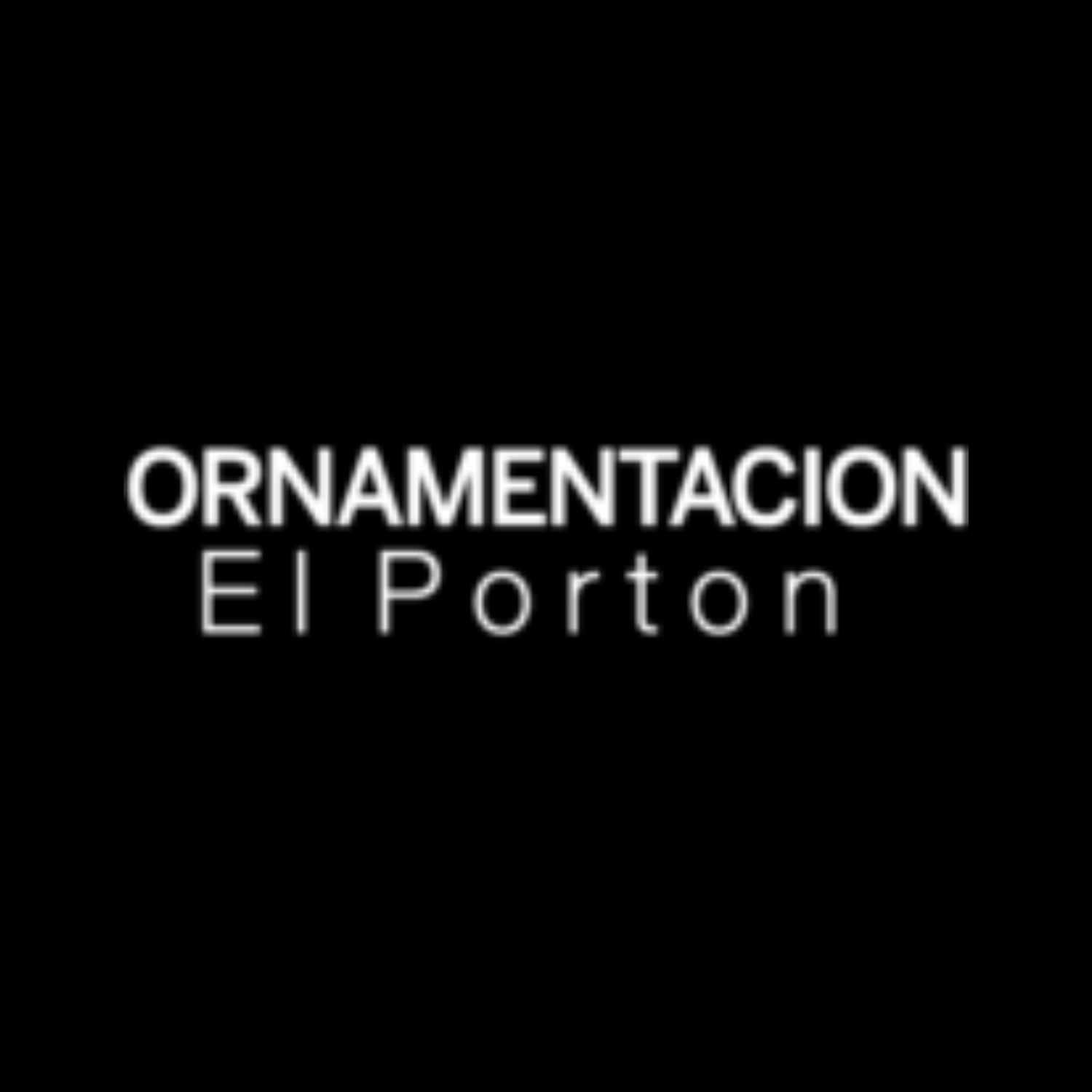Logo de Ornamentación El Portón