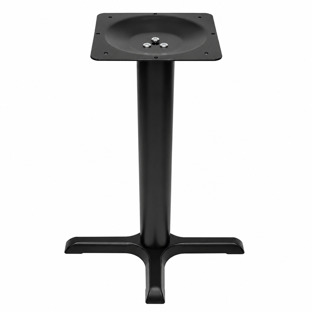 Base metálica tipo T para mesa