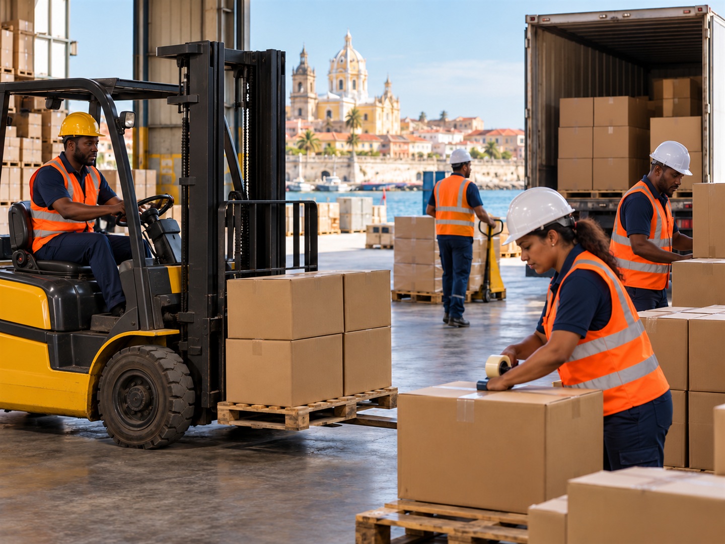 Operaciones logísticas integrales en Cartagena
