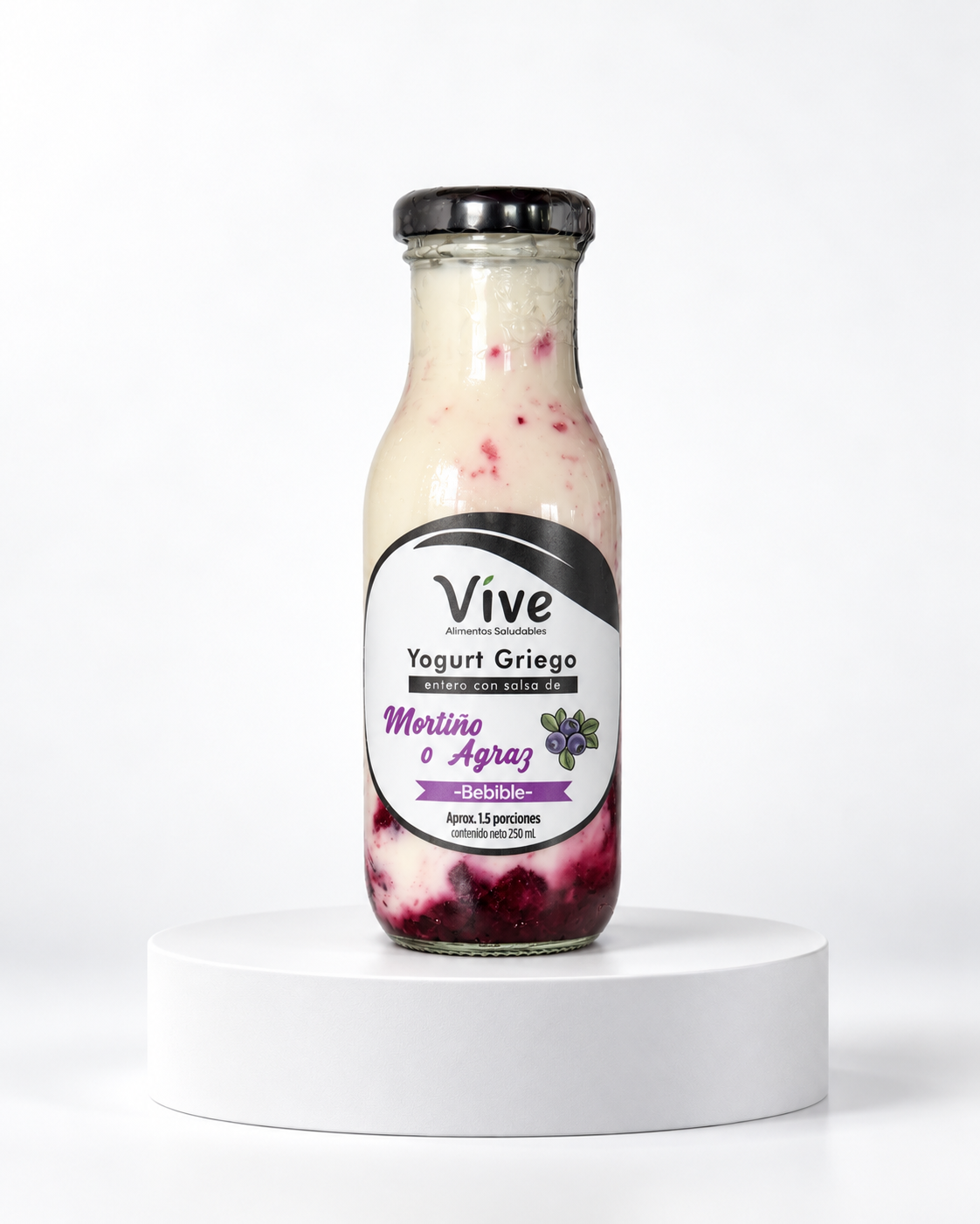 Yogurt griego cuchareable de Mortiño Vive 235 g